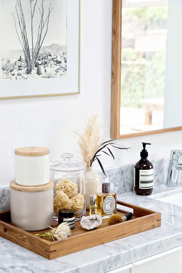 How to Style a Bathroom Counter Without Overdoing It